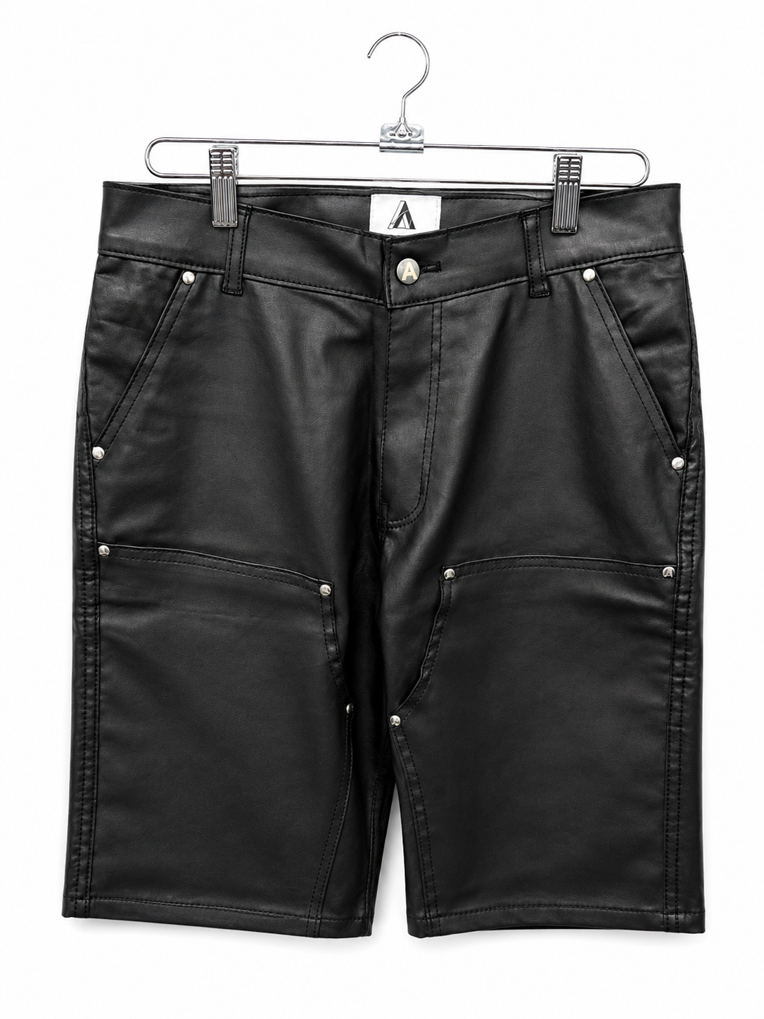 Black Abstract Jorts