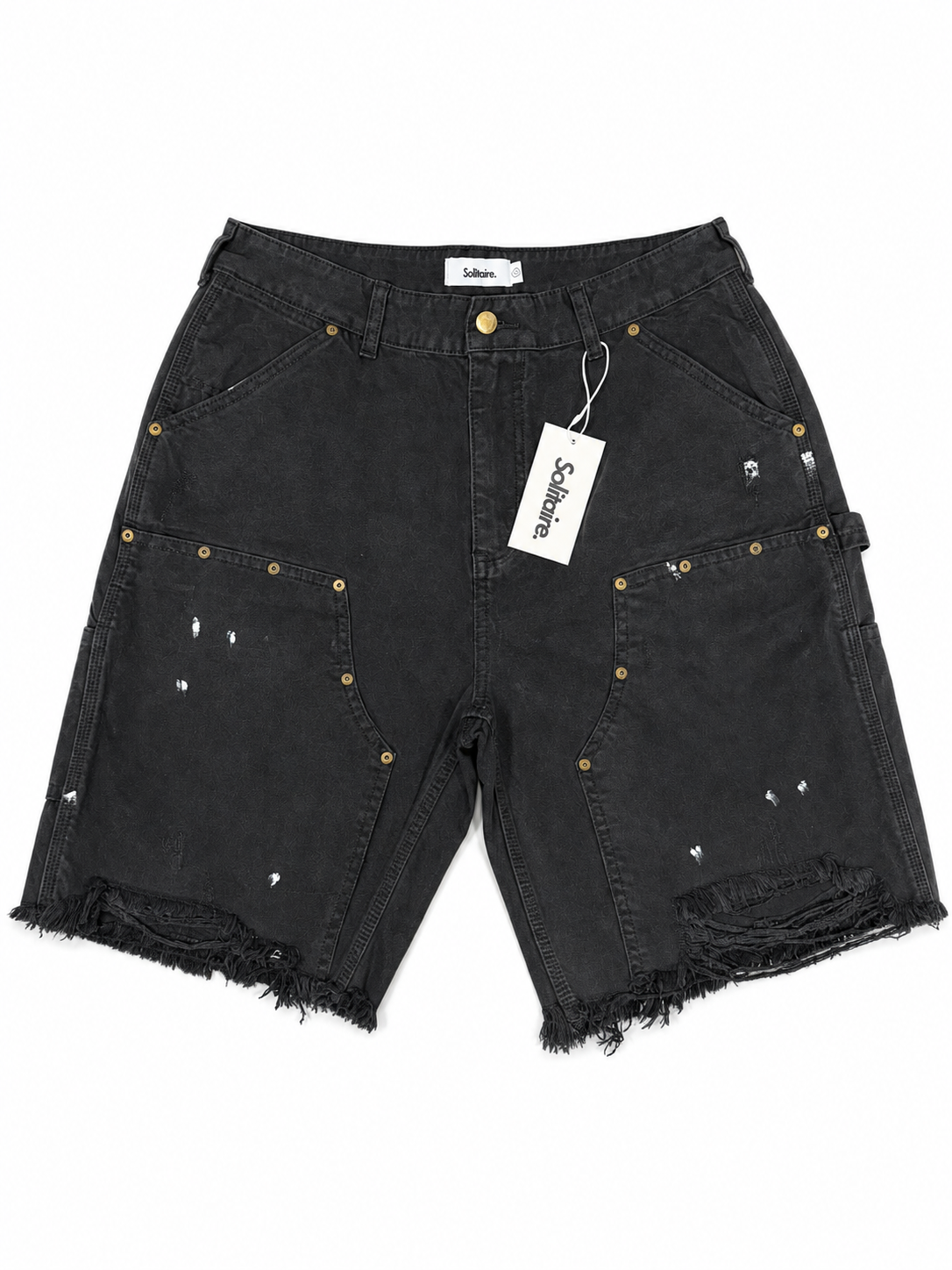SOLITAIRE JORTS - BLACK